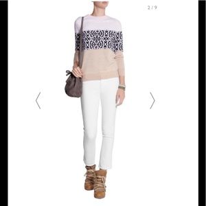 MIH Jeans Paris cropped mid-rise slim-leg jeans